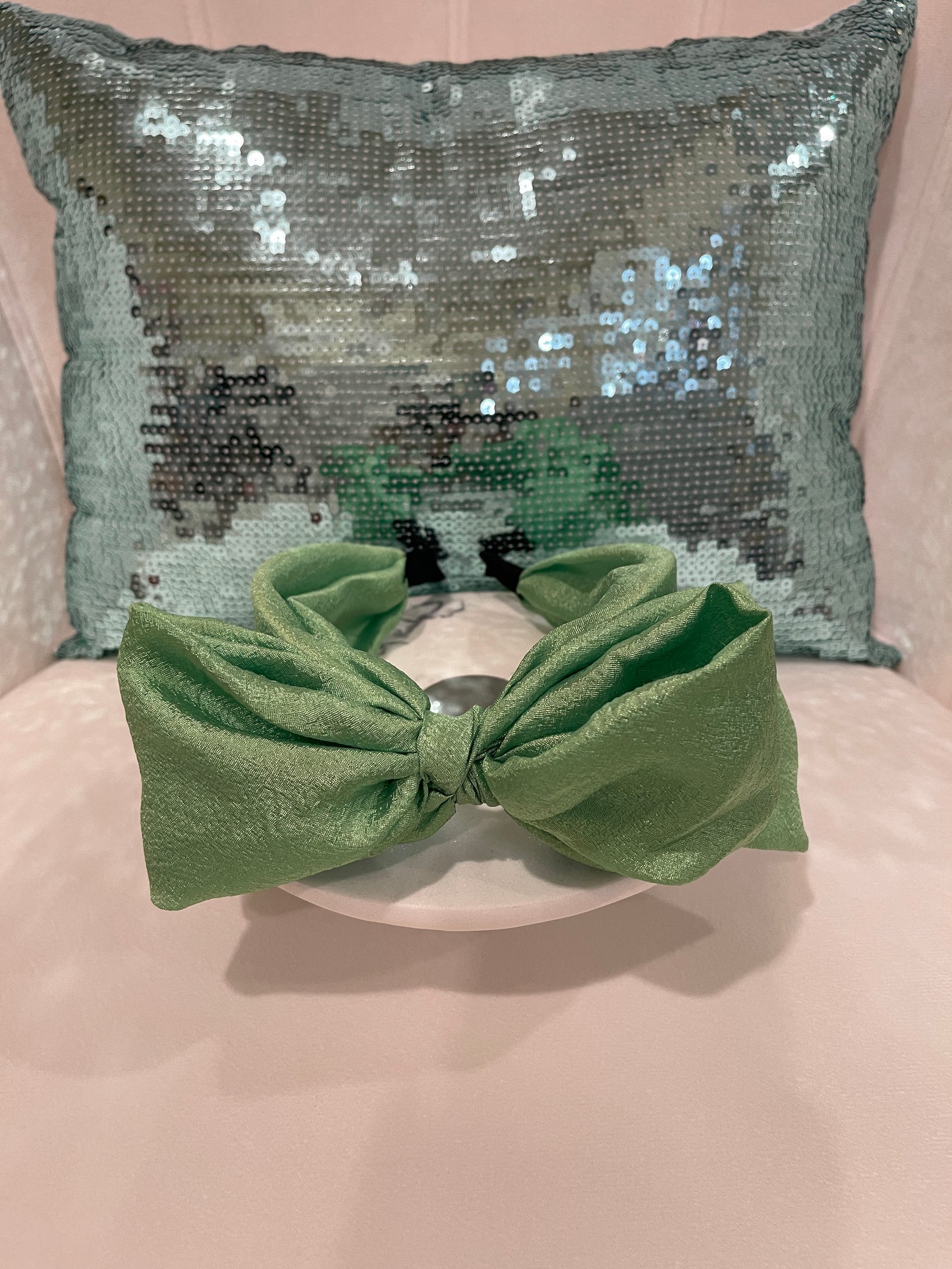GREEN BOW HEADBAND
