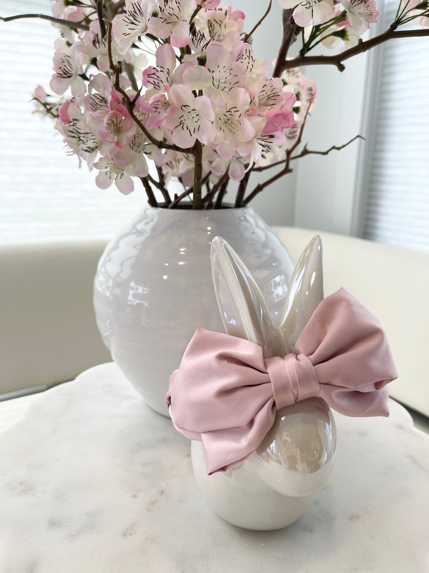SATIN BOW HEADBAND (BABYPINK)