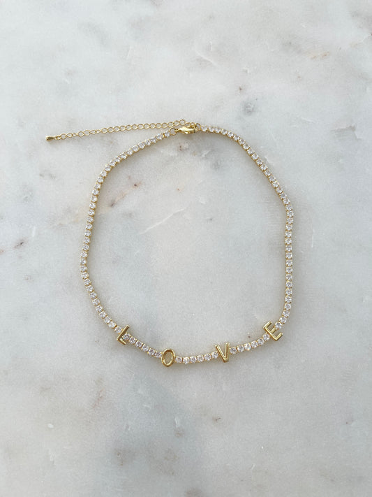 NECKLACE - LOVE (GOLD)
