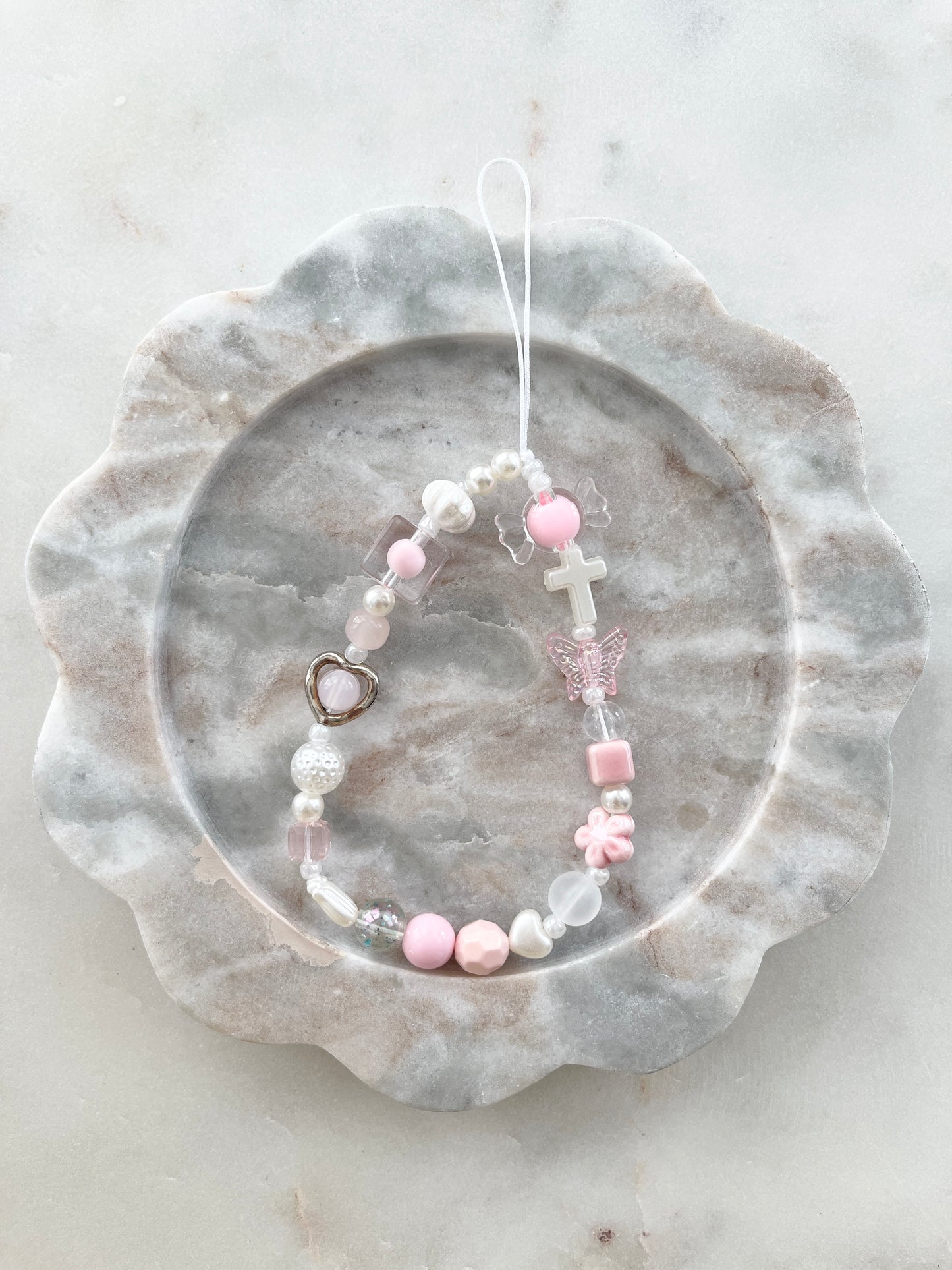 BEADED CHARM - SWEET CROSS